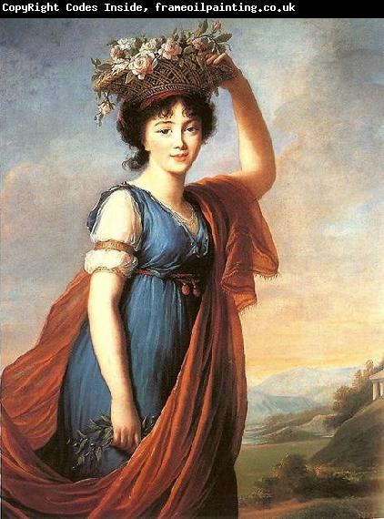 eisabeth Vige-Lebrun Princess Eudocia Ivanovna Galitzine as Flora